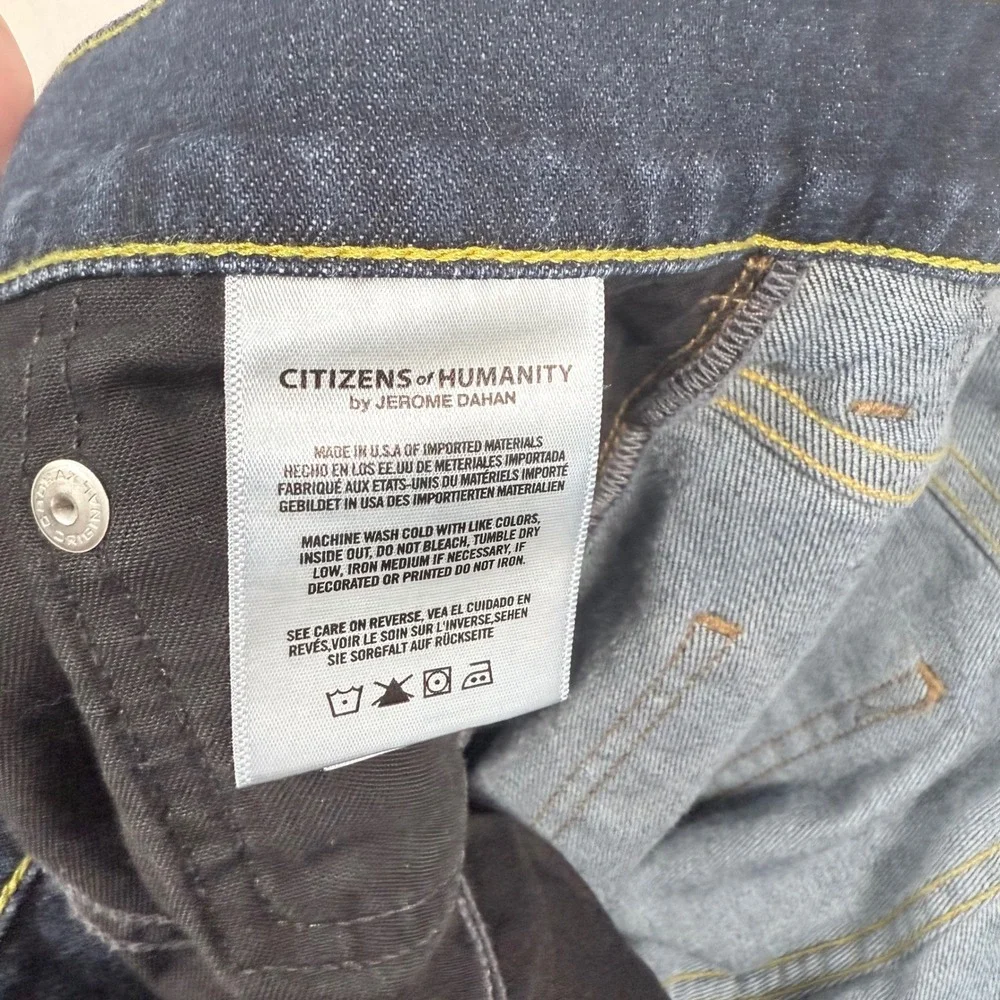 Citizens of Humanity Mens Core Dark Wash Denim Jeans Size 36 6034T-357 - Picture 14 of 15